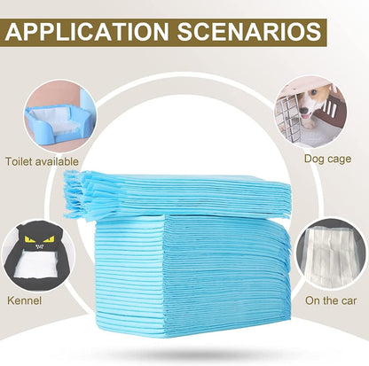 SKY-TOUCH Disposable Absorbent Quick Drying Leak-Proof Pee Pads, Disposable Training Pads For Pets with 5 Highly Absorbent Layers, Puppy Pads For Potty Training For Pets 60X60cm, 40 Pieces