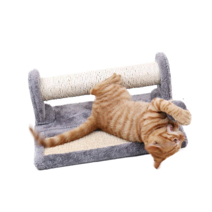 PAWZ Road Cat Scratching Post and Pad, Sisal-Covered Scratch Posts and Pads with Play Ball Great for Kittens and Cats