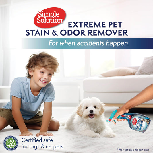 Simple Solution Extreme Dog Stain Odour Remover, 32 Oz, White